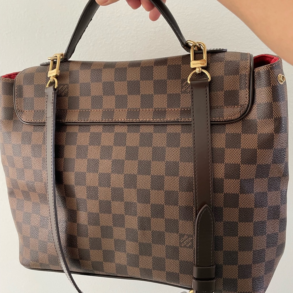 Authentic Louis Vuitton Damier ebene bergamo GM bag - Picture 3 of 11